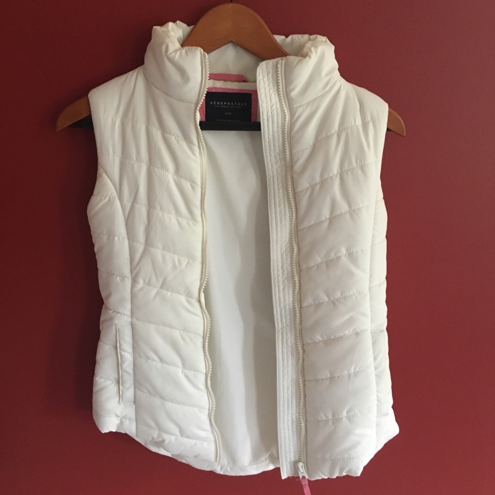aeropostale white vest